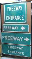 Traffic Signs (Panel #13), Freeway