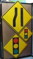 Traffic Signs (Panel #14), Road Narrows