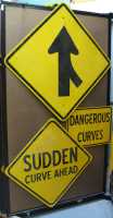 Traffic Signs (Panel #20), Arrow, Curve