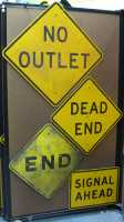 Traffic Signs (Panel #30), No Outlet, Dead End