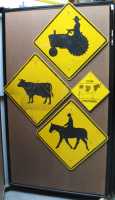 Traffic Signs (Panel #35), Farm Tractor Crossing