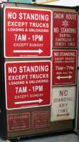 Traffic Signs (Panel #36), No Standing