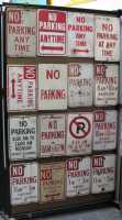 Traffic Signs (Panel #38), No Parking