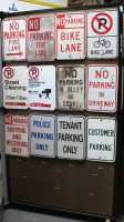 Traffic Signs (Panel #39), No Parking, Parking Only