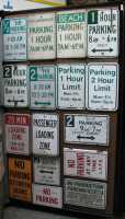 Traffic Signs (Panel #41), Timed Parking, No Parking