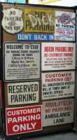 Traffic Signs (Panel #42), No Parking, Parking Only
