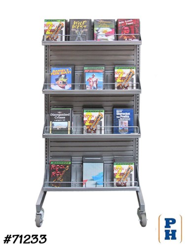 Video Store Rolling Rack