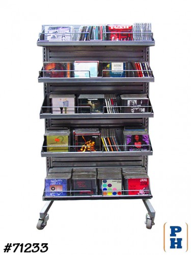 Video Store Rolling Rack