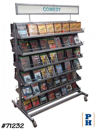 Video Store Rolling Rack