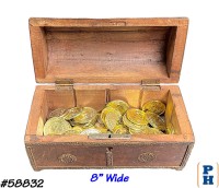 Treasure Chest with Gold Coins
