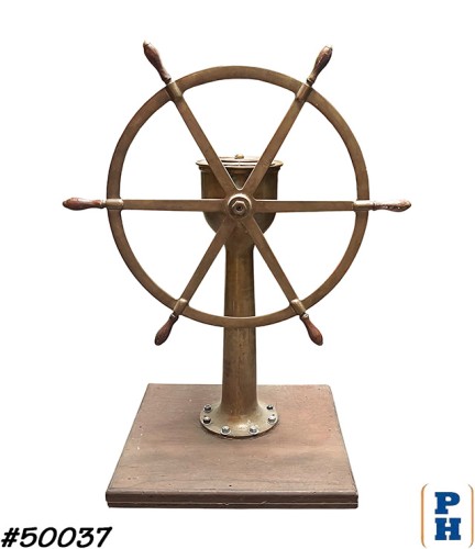Ships Wheel Steering Station