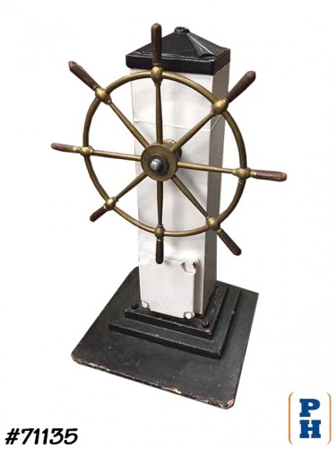 Ships Wheel Steering Station