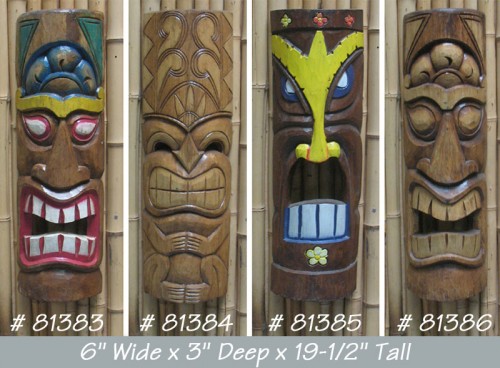 Tiki God Mask, Wall Decor