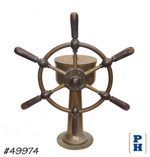 Ships Wheel Steering Station
