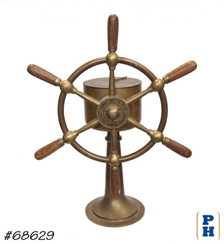 Ships Wheel Steering Station