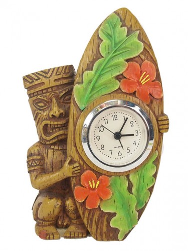 Tiki God Clock