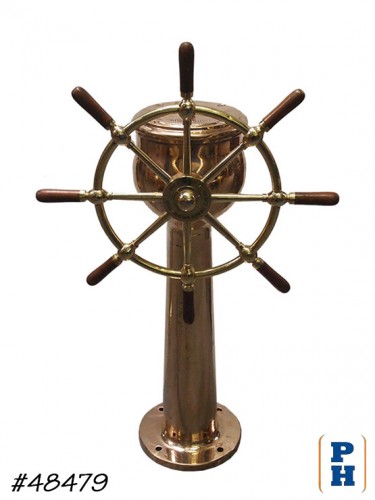 Ships Wheel Steering Station