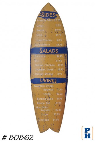 Surfboard Sign