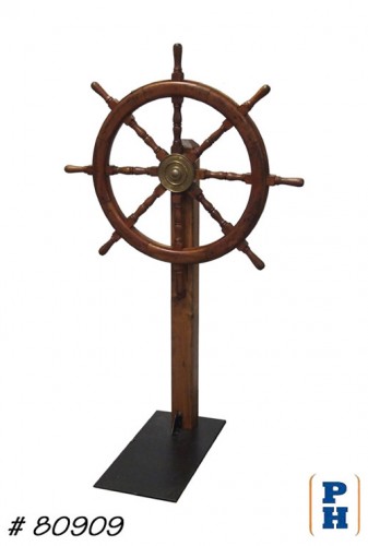 Ships Wheel Steering Station