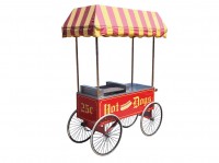hot dog cart