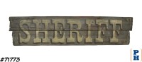 Sheriff Sign