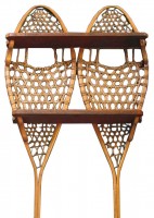 snowshoe wall shelf