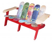 Adirondack Skateboard Bench
