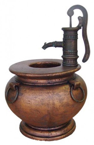 Hand Pump Fountain