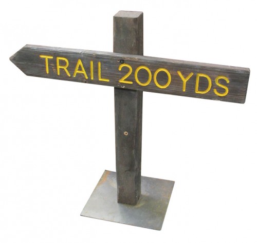 Campsite Wood Sign