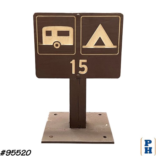 Campsite Wood Sign