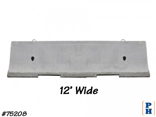 K-Rail Concrete Barrier, 12` Wide