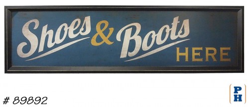 Shoes & Boots Sign